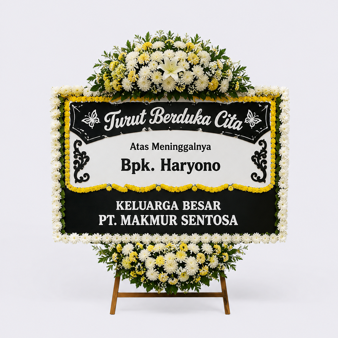 karangan bunga duka cita jakartafloris